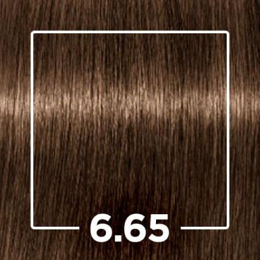 Imagem de Tintura Profissional Igora Louro Escuro Marrom Dourado 6.65