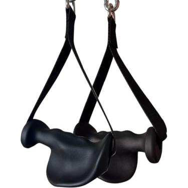 Imagem de Puxador Cross Pegada Anatômica Kit com 2 Unidades Ideal para Academia Musculação Crossover Revestimento Premium ORIGYM FITNESS