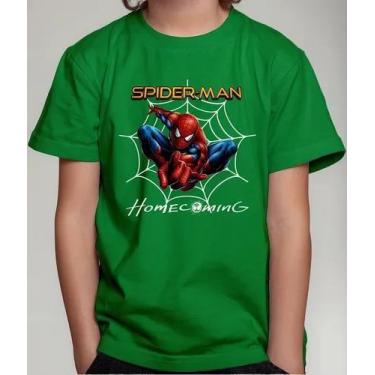 Imagem de Camiseta Camisa Juvenil Infantil Menina Menino Homem Aran ha Super Her