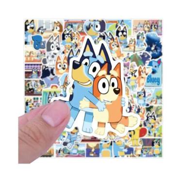 Imagem de Adesivos De Desenhos Animados Da Família Bluey 50PCS DIY Para Telefone