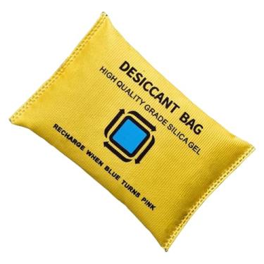 Imagem de Sachês Desumidificadores - 200g Reutilizável com Indicador de Mudança de Cor,Absorventes De Humidade Saco Desumidificador - Para Armário Cozinha Casa De Banho Quarto Despensa Porão Armário De