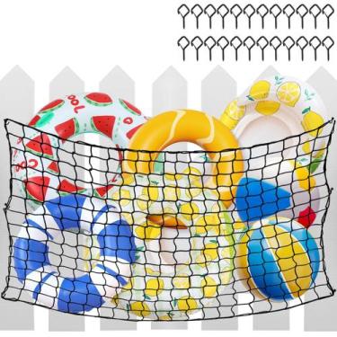 Imagem de Rede de armazenamento flutuante para brinquedos de piscina SATINIOR Ex