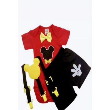 Imagem de Conjunto bebê tema Ratinho Vermelho