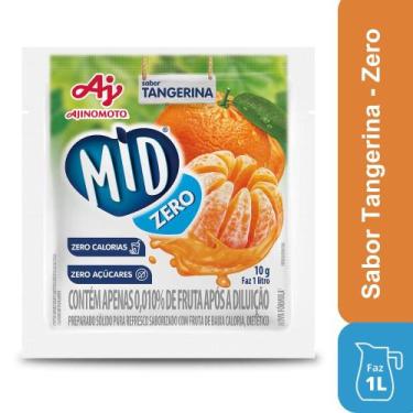 Imagem de Refresco Em Pó Mid Zero Sabor Tangerina 10G - AJINOMOTO