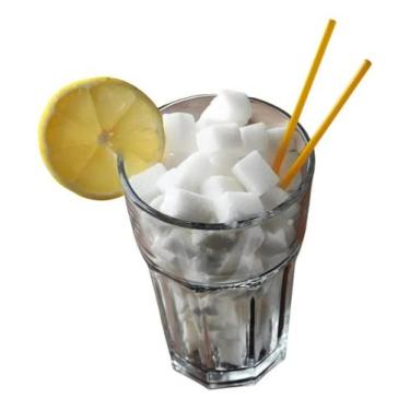 Imagem de Kit 3 copos de vidro transparente 350ml para suco, água e bebidas - WE