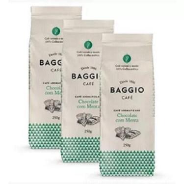 Imagem de Kit café torrado e moído aroma choco menta 750g baggio - BAGGIO COFFEE