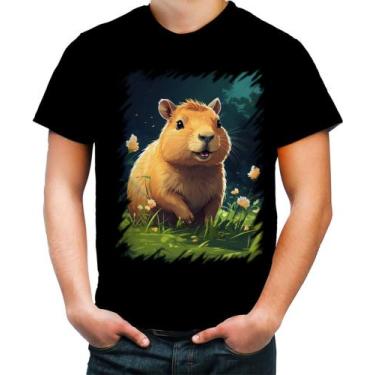 Imagem de Camiseta Colorida Capivara do Bem Animalzinho 13 - Kasubeck Store®, Ba