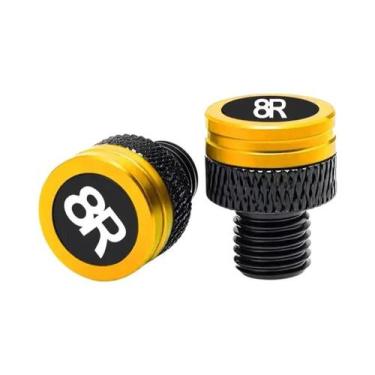 Imagem de Motocicleta cnc espelho retrovisor lateral buraco tampa plug acessório