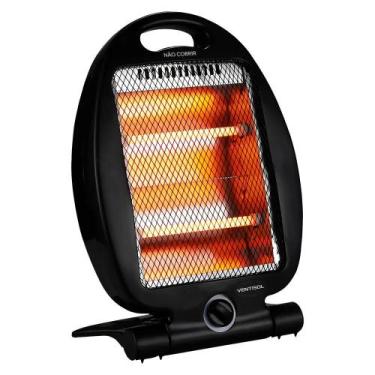 Imagem de Aquecedor Elétrico Doméstico Quartzo Preto - Ventisol, 220V