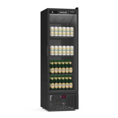 Imagem de Visa Cooler Cerveja 250 Litros Porta De Vidro Aquecido Preto/preto VCC