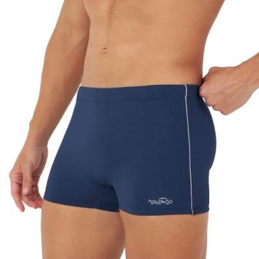 Imagem de Sunga Masculina Boxer Lisa Acqua Rio 680.400, Dil010, Marinho, XGG