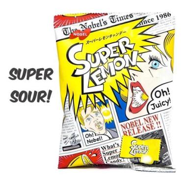 Imagem de Balas Super Lemon Japonesa Nobel - 20 Balas - 84g