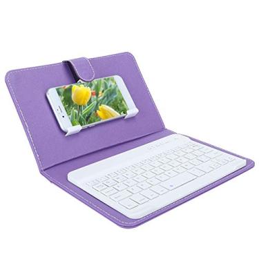 Imagem de Teclado com capa protetora, flexível multifuncional para teclado, para acessórios de laptop (roxo)