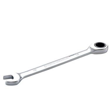 Imagem de Conjunto de ferramentas manuais de chave e alça de catraca fixa de 6 mm da Katur, conjunto de ferramentas cromadas de aço vanádio e combinação métrica final (6 mm), BT-5066-10, 10mm