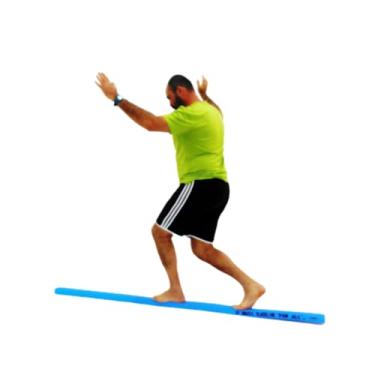 Imagem de Slackline For All nível 1 Iniciante DI BRASIL ADVENTURE Barra Flexível de Equilíbrio