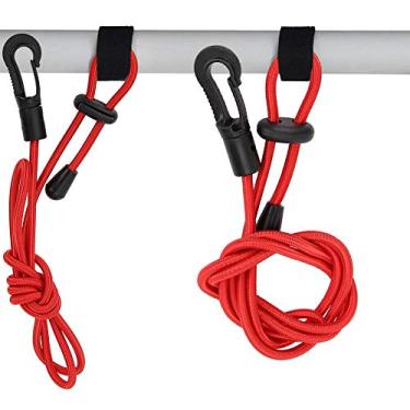 Imagem de Trela ​​de remo, trela de remo de canoa, pesca marítima compacta e firme para varas de pesca pás pesca no gelo(vermelho)