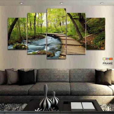 Imagem de Quadros Decorativos Paisagem Linda Hd 63x130mt em Tecido