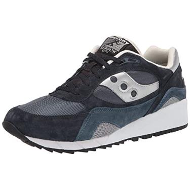 Imagem de Saucony Tênis Sapatilha unissex Shadow 6000, Azul marinhoprata, 5 Women5 Men