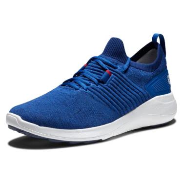 Imagem de FootJoy Sapato de golfe masculino FJ Flex XP estilo temporada anterior, azul-royal, 40 largo, Royal