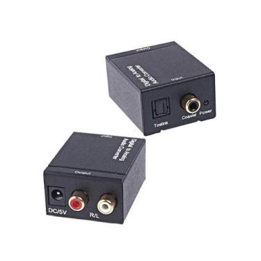 Imagem de Conversor Audio Optico Para Audio Analogico Estereo - Gna - Rca