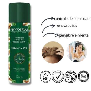 Imagem de Shampoo A Seco Controle Oleosidade Nutrição Phytoervas 150ml