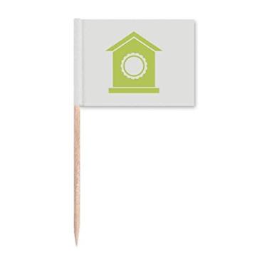 Imagem de Green Nest Cartoon Art Deco Presente Fashion Palito de Dente Bandeira Marcador Topper Decoração de Festa