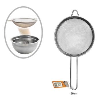 Imagem de Peneira em Aço Inox Culinária 20cm Bestfer