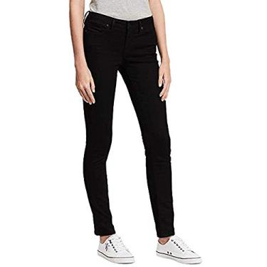 Imagem de Calça jeans skinny feminina Calvin Klein, Preto, 10 x 30L