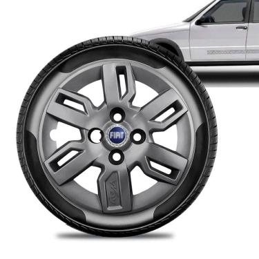 Imagem de Calota Fiat Uno Way aro 13 2013 a 15 Grafit Brilhant Emb Az