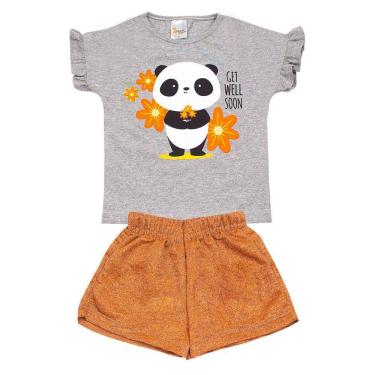 Imagem de Conjunto Infantil Menina Get Well Soon Roupas Infantis