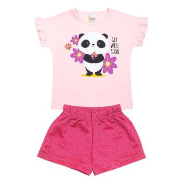Imagem de Conjunto Infantil Menina Get Well Soon Roupas Infantis