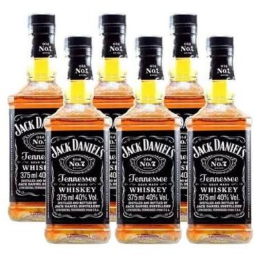 Imagem de Kit Whisky Jack Daniel's Combo Padrinhos 6 Garrafas De 375ml