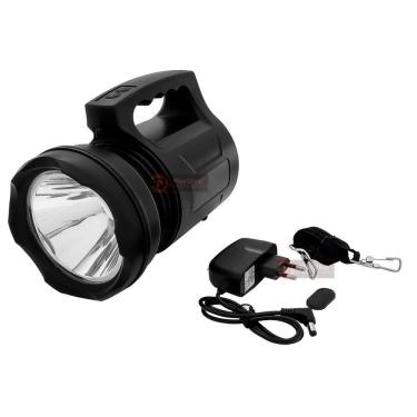 Imagem de Lanterna Holofote Recarregável Super Led 30W P/ Fazenda A Prova D`Água 3 Modos Strobo