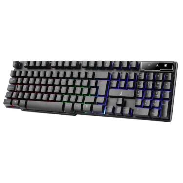 Imagem de Teclado Gamer Semi - Mecânico Rise Mode G1 Rgb Ptbr (Preto)
