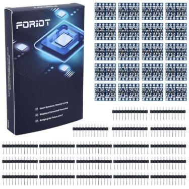 Imagem de FORIOT 20 unidades 4 canais IIC I2C 3,3V para 5V conversor de nível lógico módulo de câmbio bidirecional para Arduino