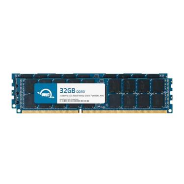 Imagem de OWC Módulo de atualização de memória RAM SDRAM de 64 GB (2 x 32 GB) DDR3 ECC registrado CL9 PC3-10600 1333 MHz compatível com todos os modelos Mac Pro 6,1 2013