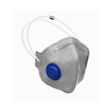 Imagem de Respirador Semifacial Descartável Pff2-s Com Válvula Equivalente N95 Ca 39645 Cinza - S...