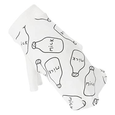 Imagem de YARNOW camiseta gato sem pelos jaquetas leves camiseta cachorro roupa para pet roupas para pet tops vestidos camiseta animal estimação roupa gato elástico gato estimação xs
