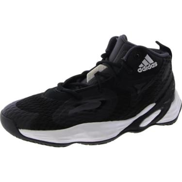 Imagem de adidas Tênis masculino Exhibit A Mid Fitness Workout Running & Training, Preto/Prata Metálico/Tmdrgr, 39