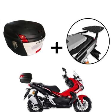 Imagem de Baú 34 litros Awa Proos com Bagageiro para HONDA ADV 2021-2023, Branco