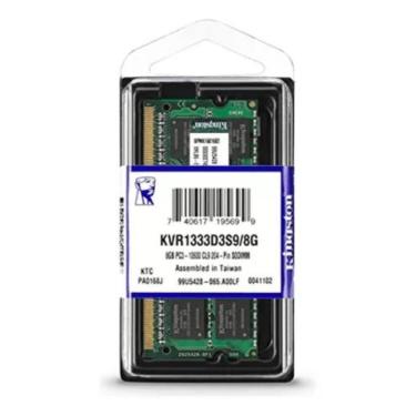 Imagem de Memória Ram Kingston 8gb Ddr3 1333mhz P/ Notebook Laptop