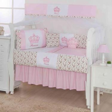 Imagem de Kit de berco masculino e feminino nuvem de amor principe e princesa co