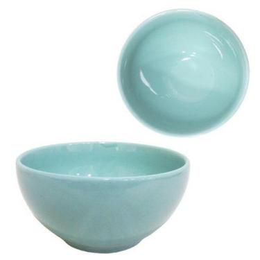 Imagem de Tigela Cumbuca de Porcelana Bowl Verde Tifany 500ml - Hr Horacilio