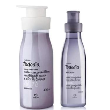 Imagem de Kit Tododia Algodão (Body Splash 400ml + Hidratante 400ml) Natura