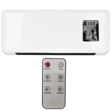 Imagem de Aquecedor Refrigerador Portatil Parede Ventilador Seca Roupa Ar Contro