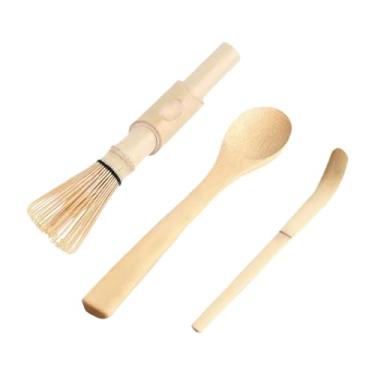 Imagem de Ioensy Conjunto de 3 peças de Matcha com colher de Matcha e colher de chá tradicional, acessórios para kit de Matcha para amigos do fabricante de Matcha,