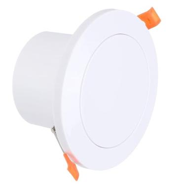 Imagem de PATIKIL Saída de ar redonda de 7,6 cm com mola, ABS ajustável, capa de exaustão com malha de tela integrada para ventilação de casa, sala de estar, cozinha, escritório, branca,