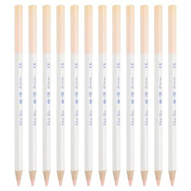 Imagem de PATIKIL Conjunto de lápis de cor laranja claro, 12 lápis de cor a óleo, lápis de desenho de madeira para artistas, pintura, esboço