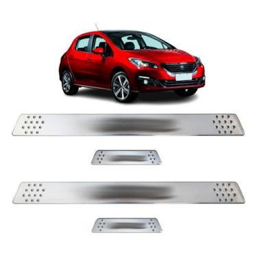 Imagem de Soleira para Porta Lateral Tuning Esportiva para carros 4 Portas (ABS)