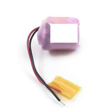Imagem de Mini Micro Bateria 45mah Cilíndrica  3,7v  Com 2 Fios 6 unidades - KMI